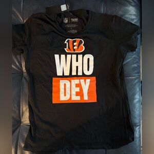 NFL Bengals 'Who Dey' T-Shirt NWT never worn